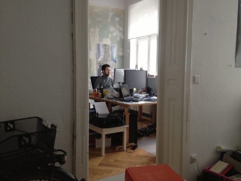 Alper's workplace at Praxis
