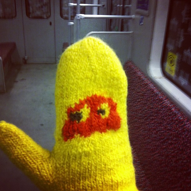 Ghostly in the metro