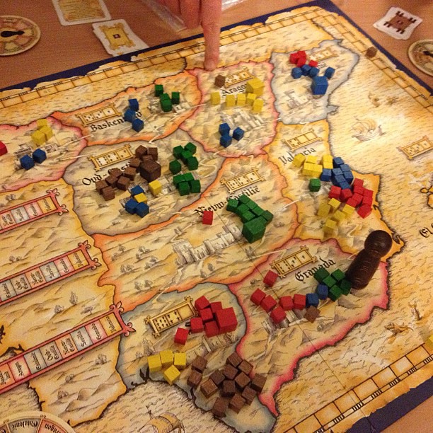Board games I played last weekend: El Grande. #latergram