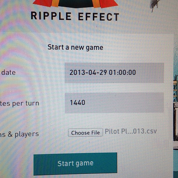 Flipped the switch on the Ripple Effect pilot. 90+ players putting our game through the motions for two weeks. #kaigara