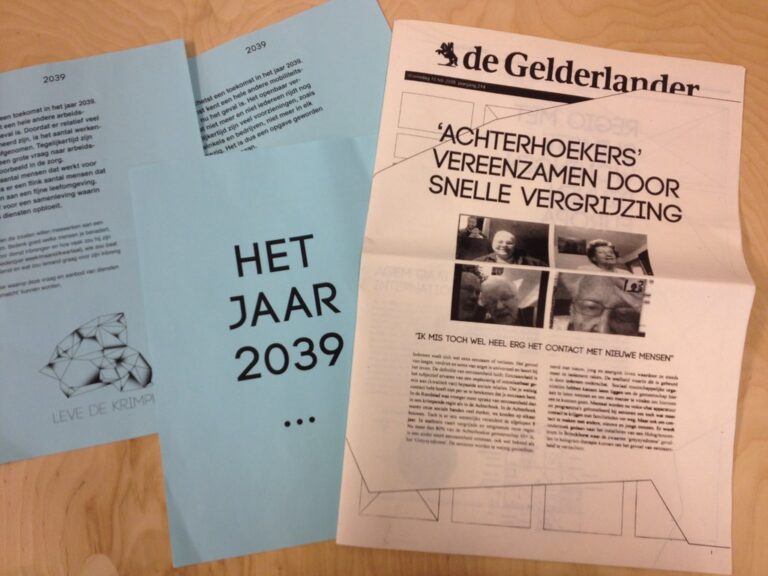 Received a newspaper from the future