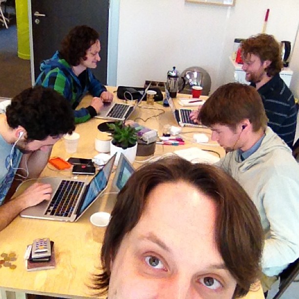 Yesterday: team KAIGARA at the studio #latergram