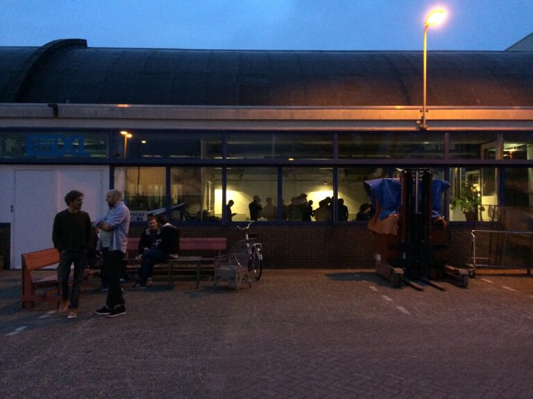 Leaving after first Bierclub at Vechtclub XL