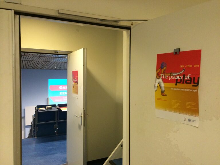 About to deliver studium generale lecture at Leiden University