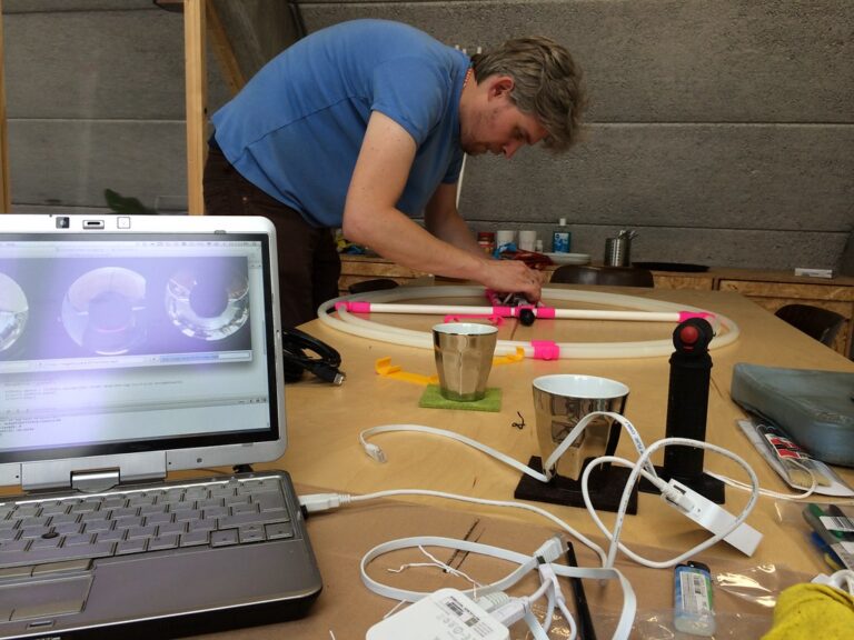 Aldo putting the final touches on Camparc