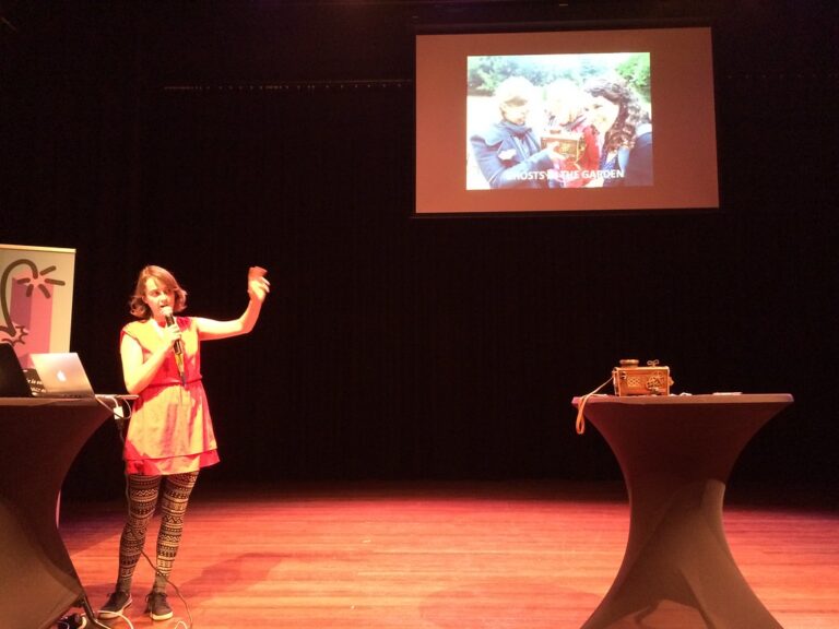 Splash and Ripple's Rosie Poebright talking about the wonderful Ghosts in the Garden