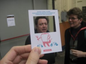 Hubbub card at Game in the City 2009 (day 1)