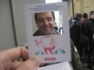Hubbub card at Game in the City 2009 (day 1)