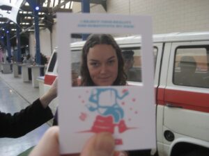 Hubbub card at Game in the City 2009 (day 1)