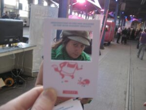 Hubbub card at Game in the City 2009 (day 1)