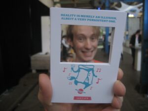 Hubbub card at Game in the City 2009 (day 1)
