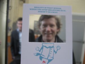 Hubbub card at Game in the City 2009 (day 1)