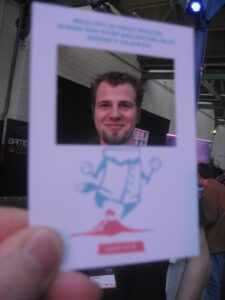 Hubbub card at Game in the City 2009 (day 1)