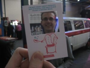 Hubbub card at Game in the City 2009 (day 1)