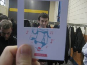 Hubbub card at Game in the City 2009 (day 2)