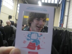 Hubbub card at Game in the City 2009 (day 2)