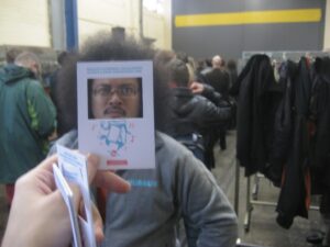 Hubbub card at Game in the City 2009 (day 2)