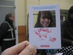 Hubbub card at Game in the City 2009 (day 2)
